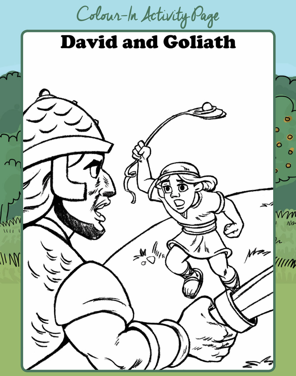 Colour-In Activity  Page